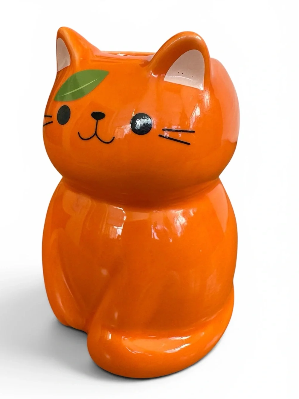 “Tangy” Ceramic Pen Holder Cat Figurine. Animal Crossing” Video Game Series. New